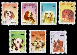 North Vietnam. Scott 2098-2104Used CTO Dog Breed set