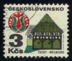 Czechoslovakia #1736A House in Melnik, CTO (0.25)