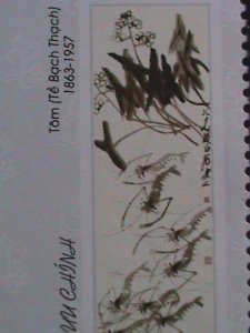 ​VIETNAM-1998-SC#2849-54 CHINESE FAMOUS PAINTING BY QI BAISHI- MNH VERY FINE