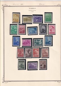 Turkey: Sc #896-915, MNH (55785)