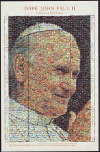Gambia 2290I Pope John Paul II Mosaic Sheetlet MNH VF