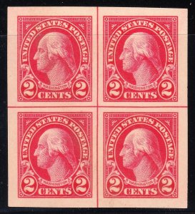 MOstamps-US #577 Mint OG NH Centerline Block GEM 100 with PSE Cert-Lot #MO-5015