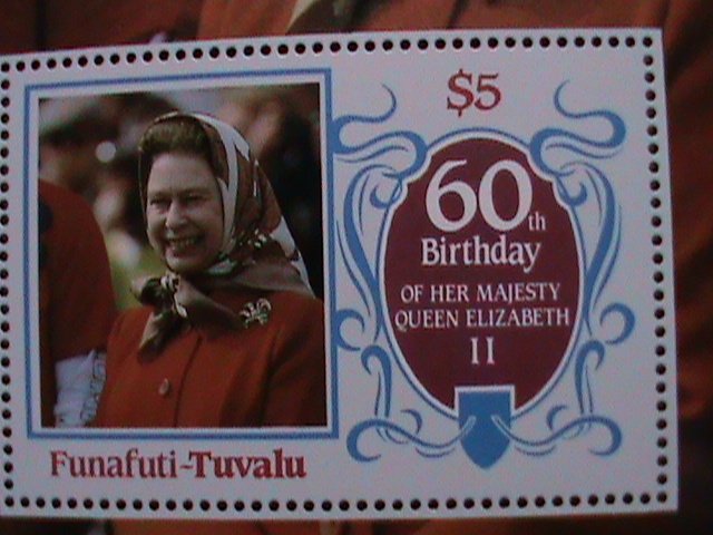 FUNAFUTI-TUVALU- REMEMBER ALWAYS-QUEEN ELIZABETH II MNH S/S VERY FINE