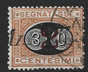 COLLECTION LOT 7927 ITALY #J27 1890 CV+$12