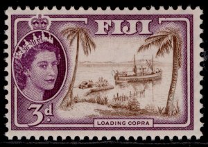 FIJI QEII SG285, 3d brown & reddish violet, NH MINT.