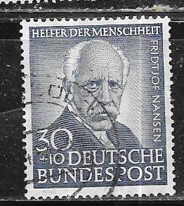Germany #B337  30+10pf  Nansen  (U ) CV$57.50