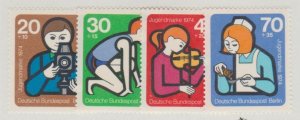 Germany - Berlin Scott #9NB106-9NB109 Stamp - Mint NH Set