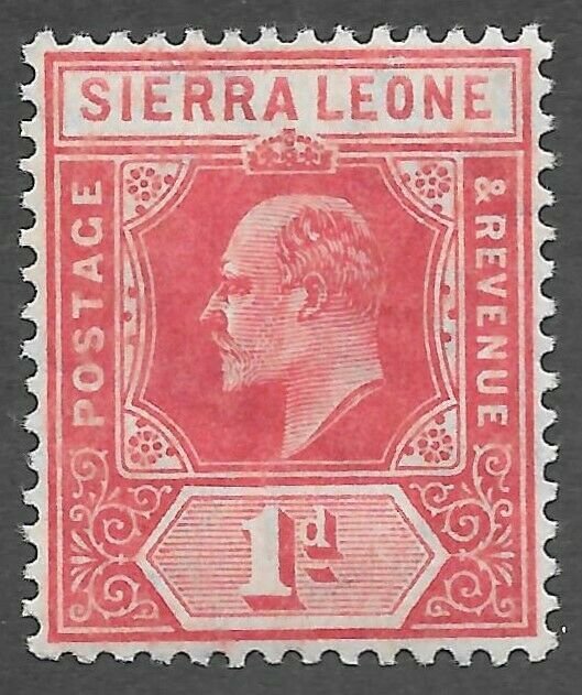 Sierra Leone (1907) - Scott # 91,   MNH