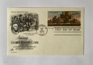 US, POSTAL CARDS  HONORING GEORGE ROGERS CLARK FATHER OF THE NORTHWEST TERRIT...