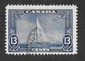 Canada Scott #216 Used 13c Royal Yacht Britannia 2018 CV $6.50