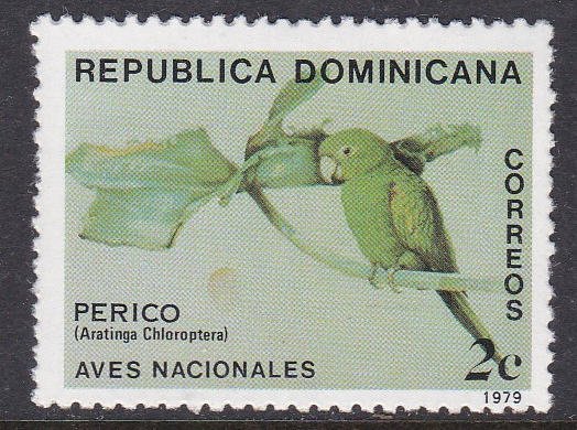 Dominican Republic #820 single F-VF Mint NH ** Parrot