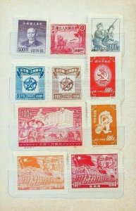 China Stamp Collection in Authentic China Album 33 MH & Used Stamps