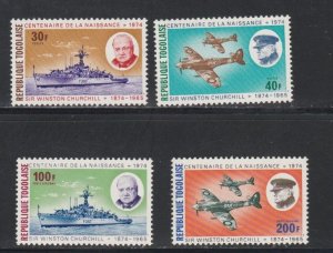 Togo # 892-893, C240-241, C241a, Winston Churchill, Mint NH, 1/2 Cat.