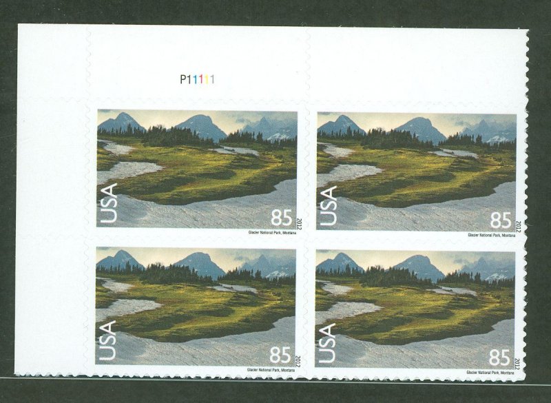 United States #C149 Mint (NH) Plate Block (Landscapes)