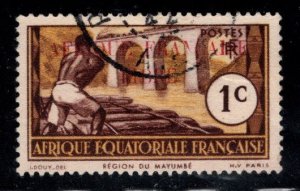 French Equatorial Africa Scott 80 Used  1941 LIBRE Overprint stamp