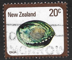 New Zealand #674 20c Sea Shells - Paua (Haliotis Iris)