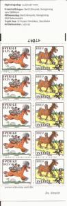 2002 Sweden -Sc 2428c - MNH VF-Complete booklet-Year of the Horse - cyl 47047 P2
