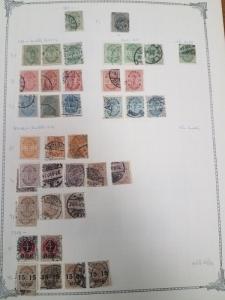 DENMARK Collection 1851-1963 on homemade pages, Mint & Used, Scott $4,478.00