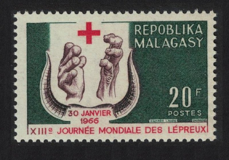 Malagasy Rep. World Leprosy Day 1966 MNH SG#110