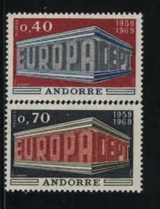 Europa by ANDORRA French MNH Sc 188-89  Value $ 20.00