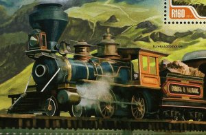 Steam Trains Stamp Best Friend of Charles Eureka Locomotive S/S MNH #5042/Bl.673