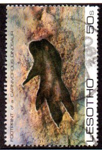 LESOTHO 447 USED SCV $1.45 BIN $.60 DINOSAUR