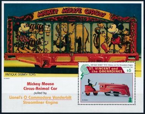 [I222] St-Vincent 1995 Mickey Mouse circus good sheet very fine MNH