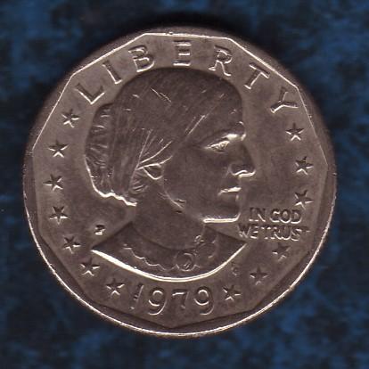 Susan B. Anthony Dollar, 1979, Circulated
