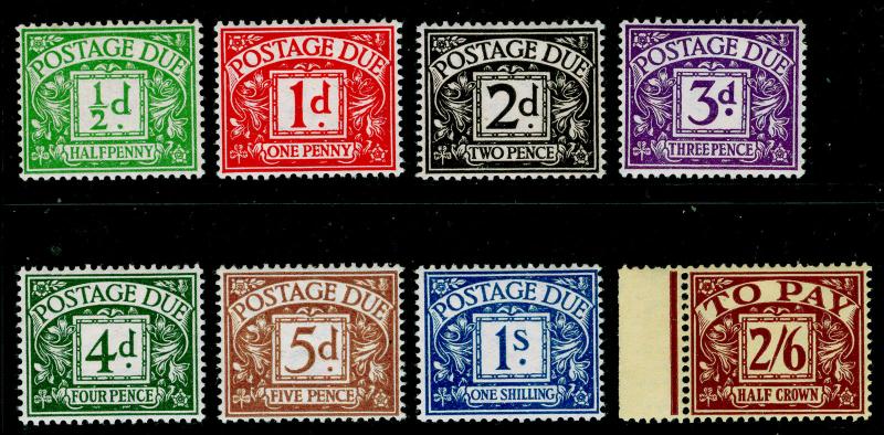 SGD27-D34, COMPLETE SET, LH MINT. Cat £290. WMK GVIR