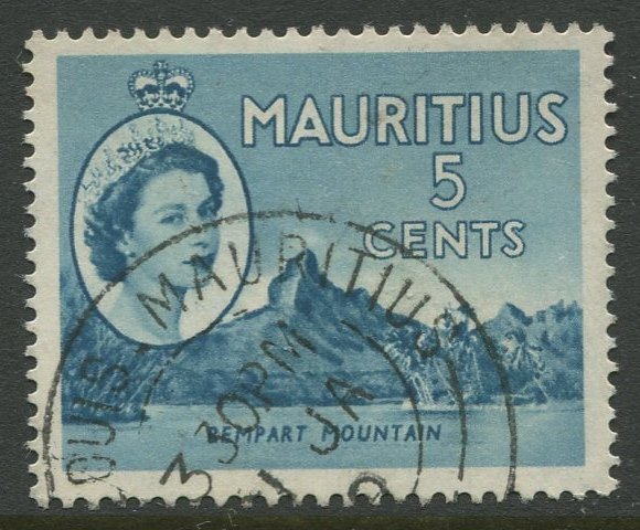 STAMP STATION PERTH Mauritius #254 QEII Definitive Issue FU 1953-1954