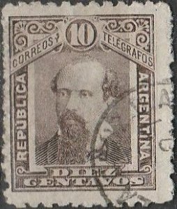 Argentina, #78 Used  From 1890