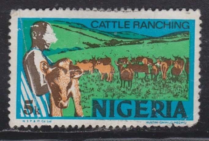 Nigeria 294A Cattle Ranching 1973