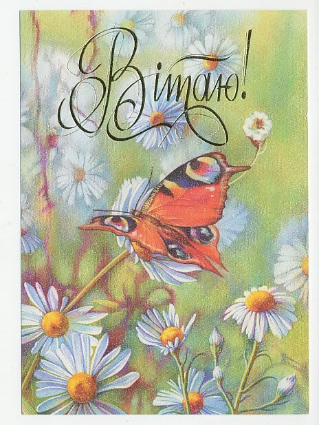 Postal stationery Ukraine 2001 Butterfly