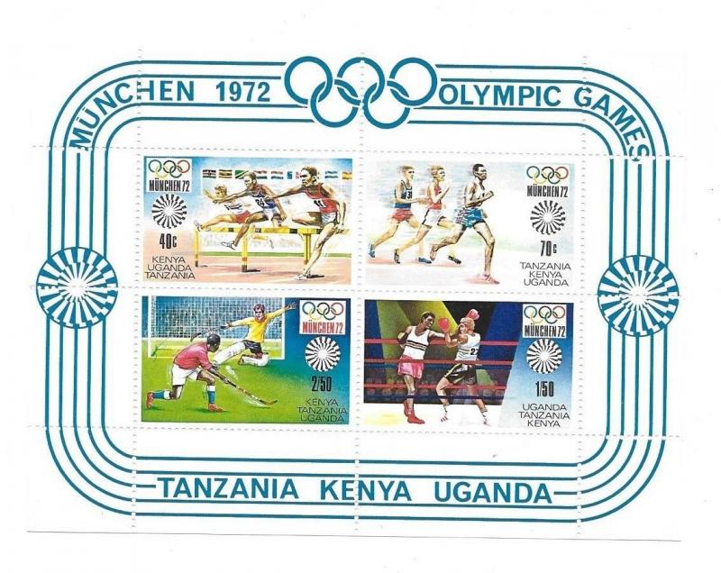 Kenya Uganda Tanzania KUT 1972 20th Olympic Games Sc 253a MNH