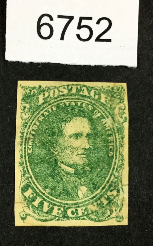 MOMEN: US STAMPS CSA # 1 SMALL PART OG H LOT #A 6752