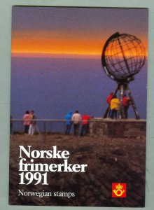 Norway. 1991 Official Year Set. Year Pack. MNH Stamps In Folder.