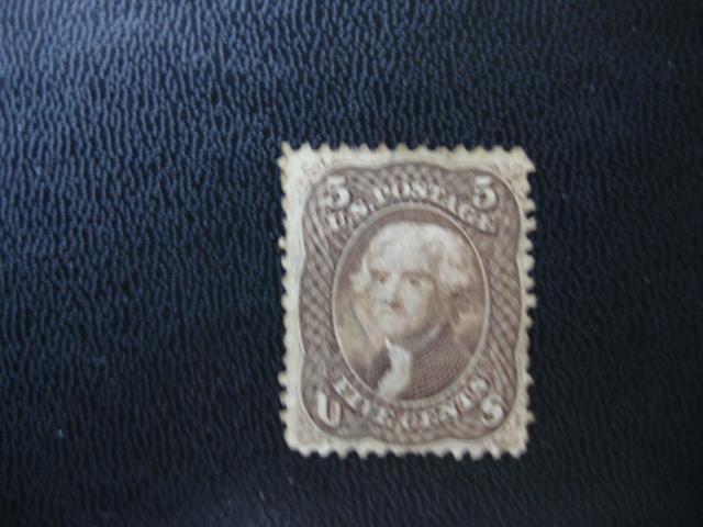 1861-66 SERIES  SCOTT # 76  5c ISSUE  F/VF. SCV. $ 150.00