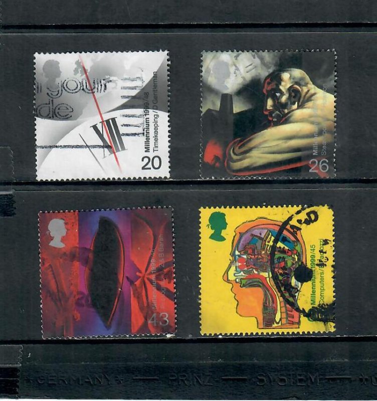 G.B 1999 COMMEMORATIVES  SET THE INVENTOR'S TALE USED h 211221