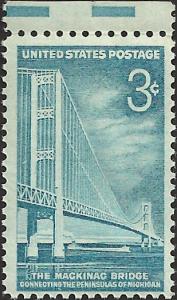 # 1109 MINT NEVER HINGED MACKINAC BRIDGE