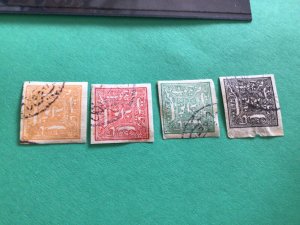 India States Faridkot 1880 revenue used stamps  A14168