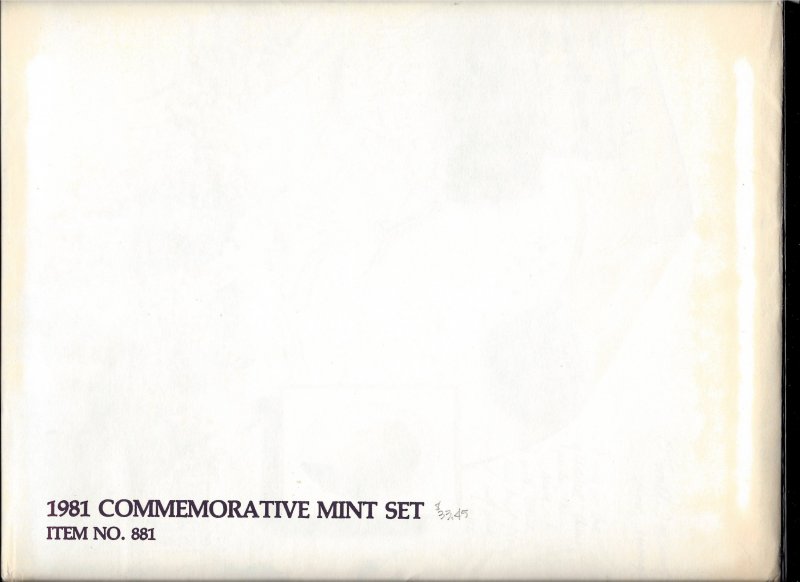 1981 Mint,OG,NH... 1981 Commemorative Mint Set