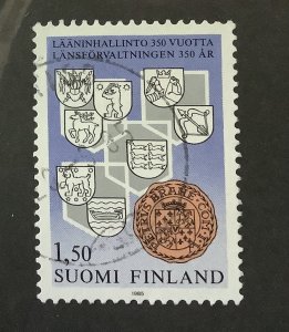 Finland 1985  Scott 710  used - 1.50m,  Provincial administration