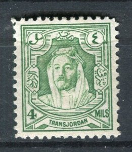 JORDAN; 1930s early Emir issue fine Mint hinged 4m. value