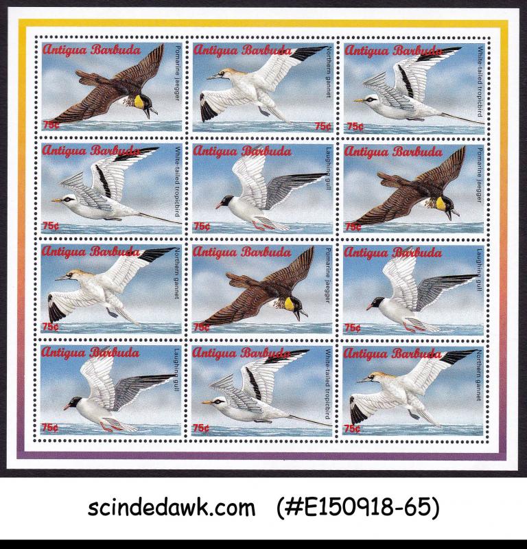 ANTIGUA & BARBUDA - 1995 SEA BIRDS - SHEETLET - MINT NH