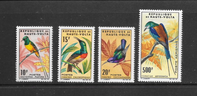 BIRDS - BURKINA FASO #136-8, C20  MNH