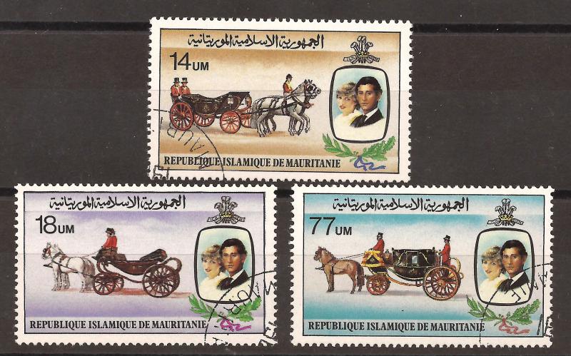 Mauritania  # 480 - 82   used   CTO