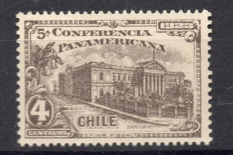 Chile 1923 Pan America Issue Mint hinged Shade of 4c. NW-13087