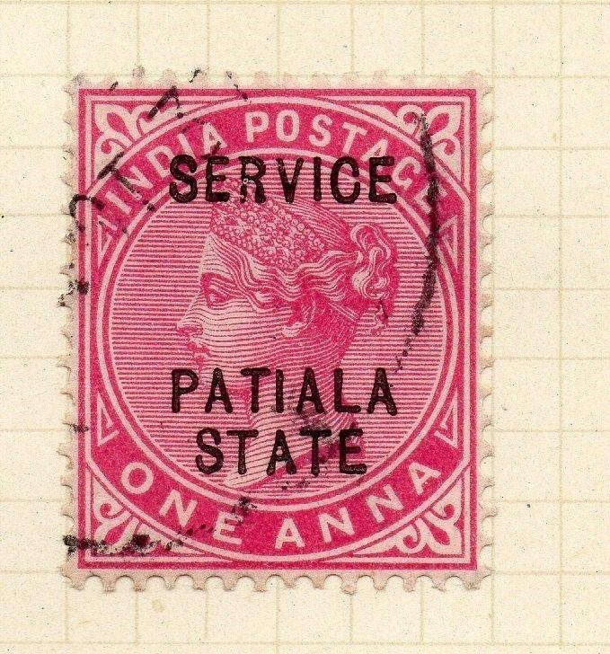 Indian States Patiala 1902 Early Issue Fine Used 1a. Optd 075611