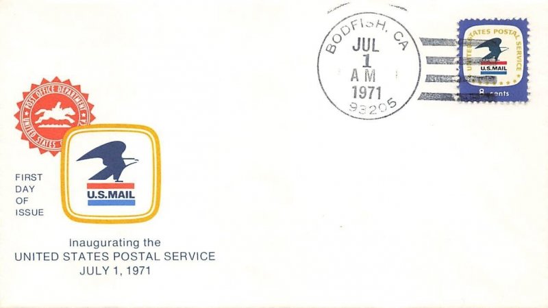 1396 8c USPS 7-1-71 - Bodfish, CA