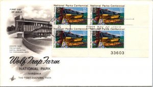 FDC 1972 SC #1452 Artcraft Cachet - Virginia, VA - Booklet Of 4 - F71556